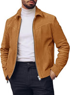 Classic Men’s Suede Jacket – Casual & Vintage Style