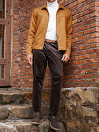 Classic Men’s Suede Jacket – Casual & Vintage Style