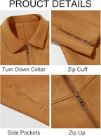 Classic Men’s Suede Jacket – Casual & Vintage Style